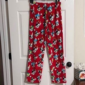 secret treasures fleece bulldog party pants